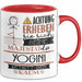 Yogini Tasse Geschenk Lustiger Spruch Bitte Erheben Sie Sich Seine Majestät Die Yogini Betritt Den Raum Rot Trendation