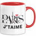 Frankreich Paris Eiffelturm Tasse Geschenk Lustige Geschenkidee Spruch Rot Trendation