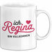 Regina Tasse Geschenk Ich Bin Vollkommen Regina Geschenkidee Geburtstag Weiß Trendation