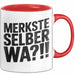 Deutschland Berlin Tasse Geschenk Lustige Geschenkidee Spruch Merkste Selber Wa Rot Trendation