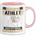 Athlet Tasse Geschenk für Athlet Geburtstag Lustiger Spruch Kaffee-Becher Was Ist Deine Superkraft Rosa Trendation