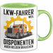 Lkw Fahrer Trucker Tasse Geschenk Lustige Geschenkidee Spruch Lkw Fahrer Weil Disponenten Auch Helden Brauchen Grün Trendation