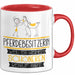 Pferdebesitzerin Weil Es Keinen Schöneren Beruf Gibt Tasse Geschenk für Eine Pferdebesitzerin Lustig Rot Trendation