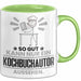 Kochbuchautor Geschenk Tasse So Gut Kann Nur Ein Kochbuchautor Aussehen Geschenkidee Kaffee-Becher Grün Trendation