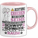 Schwippschwager Geschenk Tasse Lustiger Spruch Erheben Sie Sich Der Schwippschwager Betritt den Raum Rosa Trendation