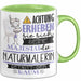 Naturmalerin Tasse Geschenk Lustiger Spruch Bitte Erheben Sie Sich Seine Majestät Die Naturmalerin Betritt Den Raum Grün Trendation