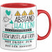 Eiskunstläuferin Tasse Geschenk Lustig Abstand Halten Hochleistungs-Eiskunstläuferin Mit Drang Zur Perfektion Bei Der Arbeit Rot Trendation