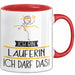 Geschenk für Läuferin Tasse Lustige Geschenkidee Geburtstag Ich Bin Läuferin Ich Darf Das Rot Trendation