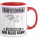 Tierfotograf Tasse Geschenk für Tierfotograf Der Mann Der Alles Kann Geschenkidee zum Geburtstag Rot Trendation