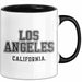 Los Angeles LA Kalifornien USA Tasse Geschenk Lustige Geschenkidee Spruch Schwarz Trendation
