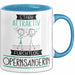 Opernsängerin Tasse Geschenk Becher Stark Attraktiv Furchtlos Opernsängerin Lustige Geschenkidee Blau Trendation