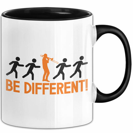 Posaunen-Spieler Tasse Geschenk Be Different Posaunist Geschenkidee Becher Trendation