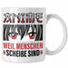TRENDATION Anime Tasse Geschenk Spruch Kaffeetasse Weiß Trendation