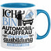 Automobilverkäuferin Ausbildung Start Geschenk Tasse Ich Bin Automobilverkäuferin In Der Ausbildung Ich Darf Das Kaffee-Becher Geschenkidee Blau Trendation