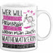 Mathematikerin Tasse Geschenk Spruch Wer Will Schon Prinzessin Sein Wenn Man Auch Mathematikerin Sein Kann Weiß Trendation