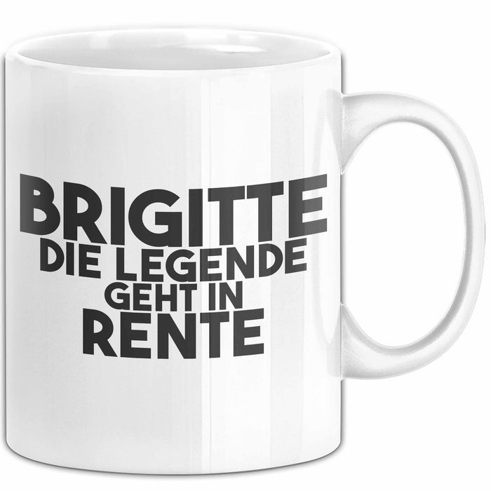 Brigitte Tasse Brigitte – Die Legende Geht In Rente Geschenk