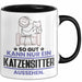 Katzensitter Geschenk Tasse So Gut Kann Nur Ein Katzensitter Aussehen Geschenkidee Kaffee-Becher Schwarz Trendation