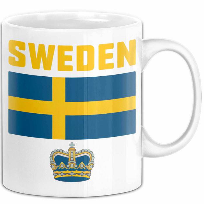 Schweden Skandinavien Schwedisch Tasse Geschenk Lustige Geschenkidee Spruch Weiß Trendation