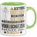 Vogelschützer Geschenk Tasse Lustiger Spruch Erheben Sie Sich Der Vogelschützer Betritt den Raum Grün Trendation