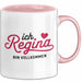 Regina Tasse Geschenk Ich Bin Vollkommen Regina Geschenkidee Geburtstag Rosa Trendation