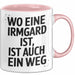 Irmgard Tasse Geschenk Wo Eine Irmgard Ist Ist Auch Ein Weg Geschenkidee Becher mit Name Rosa Trendation