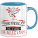 Gitarrenvirtuosin Geschenk Tasse Becher Die Frau Die Allen Kann Geschenkidee für eine Gitarrenvirtuosin Lustig Blau Trendation