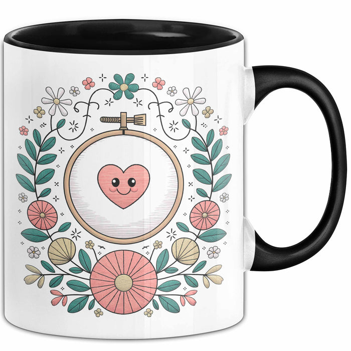 Stickerei Liebhaber Tasse Geschenk Lustige Geschenkidee Spruch Für Stich Künstler Trendation