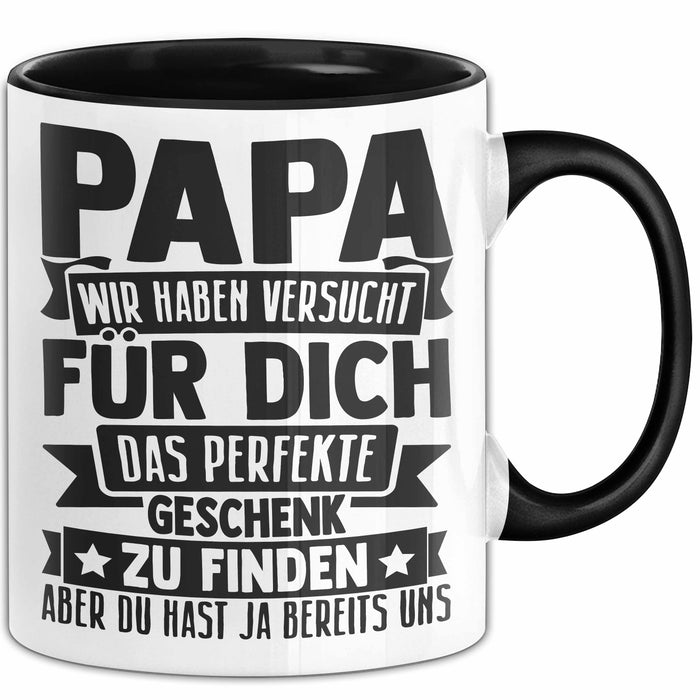 Papa Tasse Geschenk Von Kindern Sohn Tochter Vater Geschenkidee Zum Vatertag Wir Haben Versucht Für Dich Das Trendation