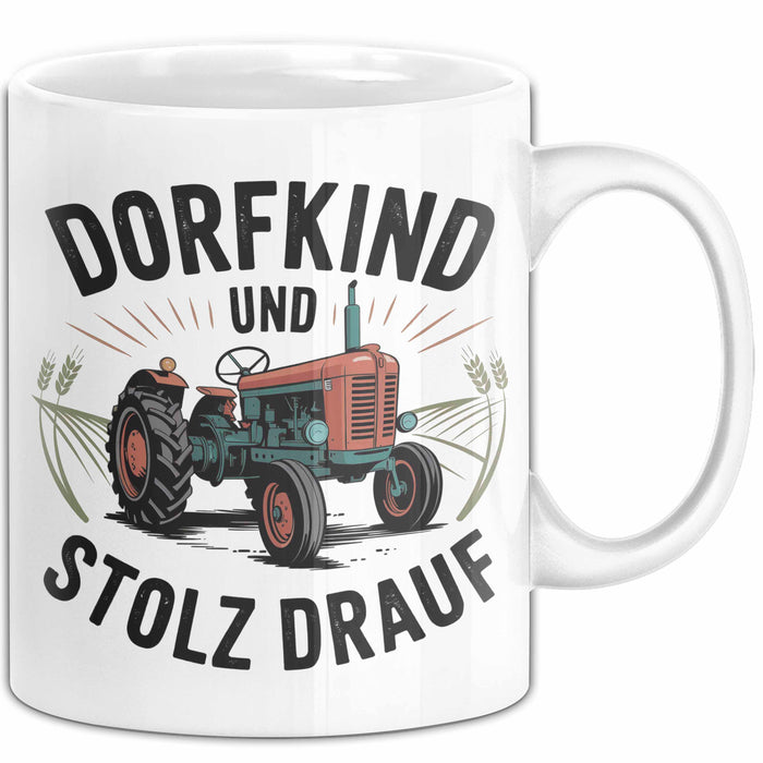 Landwirt Tasse Geschenk Lustige Geschenkidee Spruch Weiß Trendation