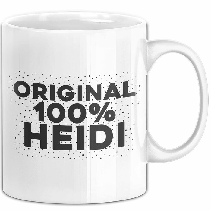 Heidi Tasse Original 100% Heidi Geschenk Weiß Trendation