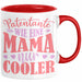 Patentante Geschenk Tasse Spruch Geschenkidee Beste Patentante Wie Eine Mama Nur Cooler Kaffee-Becher Rot Trendation