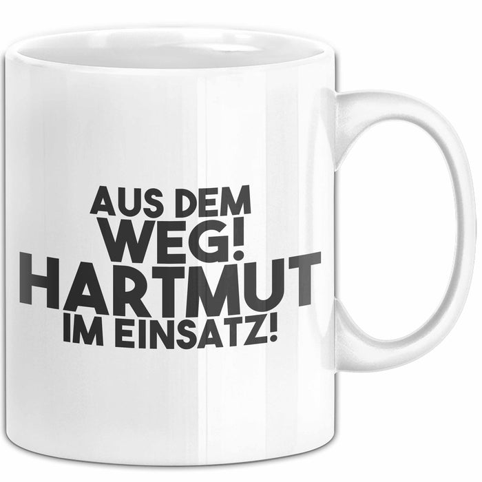 Hartmut Tasse Aus Dem Weg! Hartmut Im Einsatz! Geschenk