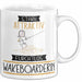 Wakeboarderin Tasse Geschenk Becher Stark Attraktiv Furchtlos Wakeboarderin Lustige Geschenkidee Weiß Trendation