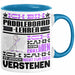 Paddelboard-Lehrer Geschenk Kaffee-Tasse Geschenkidee für Paddelboard-Lehrer Ich Bin Paddelboard-Lehrer Ich Kann Es Dir Erklären Jedoch Nicht Für Dich Verstehen Spruch Lustig Blau Trendation