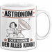 Astronom Tasse Geschenk für Astronom Der Mann Der Alles Kann Geschenkidee zum Geburtstag Weiß Trendation