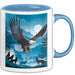 Adler Vogel Tasse Geschenk Lustige Geschenkidee Spruch Blau Trendation