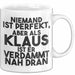 Klaus Tasse Niemand Ist Perfekt, Aber Als Klaus Ist Er Verdammt Nah Dran Weiß Trendation