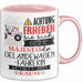 Geländewagenfahrerin Tasse Geschenk Lustiger Spruch Bitte Erheben Sie Sich Seine Majestät Die Geländewagenfahrerin Betritt Den Raum Rosa Trendation