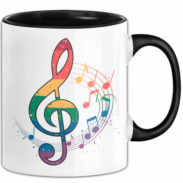 Musikliebhaber Musiker Tasse Geschenk Lustige Geschenkidee Spruch Schwarz Trendation
