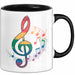 Musikliebhaber Musiker Tasse Geschenk Lustige Geschenkidee Spruch Schwarz Trendation