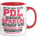 PDL Tasse Geschenk Lustiger Spruch Pflegeleitung Humorvolle Geschenkidee Rot Trendation