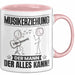 Musikerziehung Tasse Geschenk für Musikerziehung Der Mann Der Alles Kann Geschenkidee zum Geburtstag Rosa Trendation