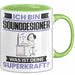 Sounddesigner Tasse Geschenk für Sounddesigner Geburtstag Lustiger Spruch Kaffee-Becher Was Ist Deine Superkraft Grün Trendation