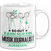 Musikjournalist Geschenk Tasse So Gut Kann Nur Ein Musikjournalist Aussehen Geschenkidee Kaffee-Becher Weiß Trendation