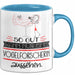 Vogelforscherin Geschenk Tasse So Gut Kann Nur Eine Vogelforscherin Aussehen Geschenkidee Geburtstag Weihnachten Lustig Blau Trendation
