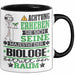 Biologe Geschenk Tasse Lustiger Spruch Erheben Sie Sich Der Biologe Betritt den Raum Schwarz Trendation