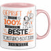 Beste Tonstudio-Besitzerin Der Welt Tasse Geschenk für Eine Tonstudio-Besitzerin Geprüft Und Sicher Geschenkidee Geburtstag Weihnachten Rosa Trendation