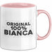Bianca Tasse Original 100% Bianca Geschenk Rosa Trendation