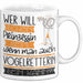 Vogelretterin Tasse Geschenk Spruch Wer Will Schon Prinzessin Sein Wenn Man Auch Vogelretterin Sein Kann Weiß Trendation