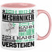 Mechaniker Geschenk Tasse Geschenkidee für Mechaniker Geburtstag Lustiger Spruch Ich Bin Mechaniker Ich Kann Es Dir Erklären Aber Nicht Für Dich Verstehen Funny Rosa Trendation